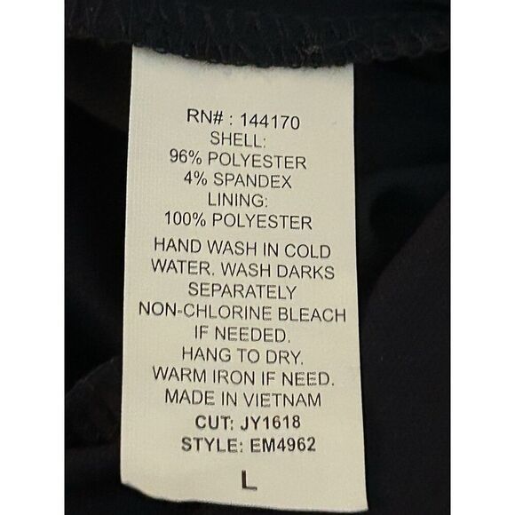 Modern Attraction Women’s Size Large Black Floral Pull On Midi Skirt - Picture 4 of 4